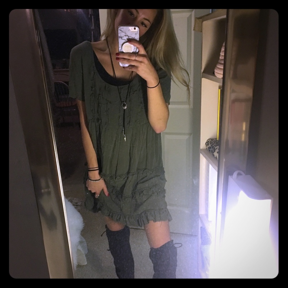 Cute comfy green dress